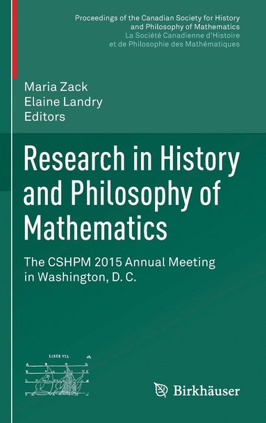 bokomslag Research in History and Philosophy of Mathematics