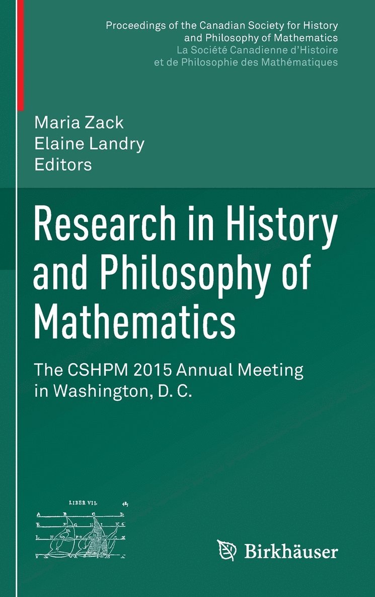 Research in History and Philosophy of Mathematics 1