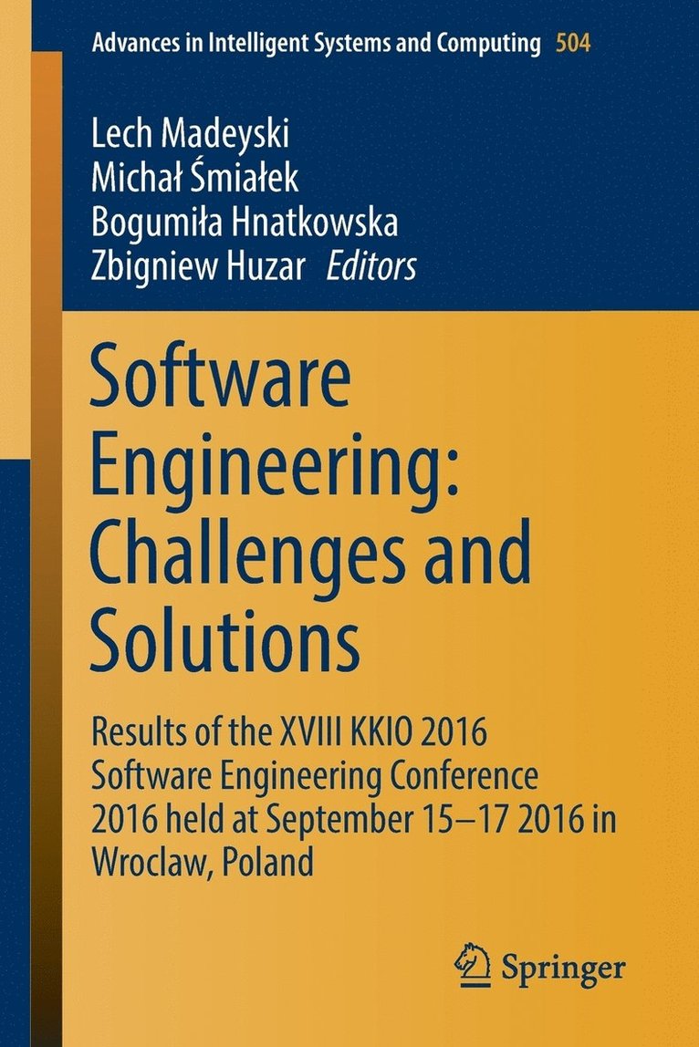 Software Engineering: Challenges and Solutions 1
