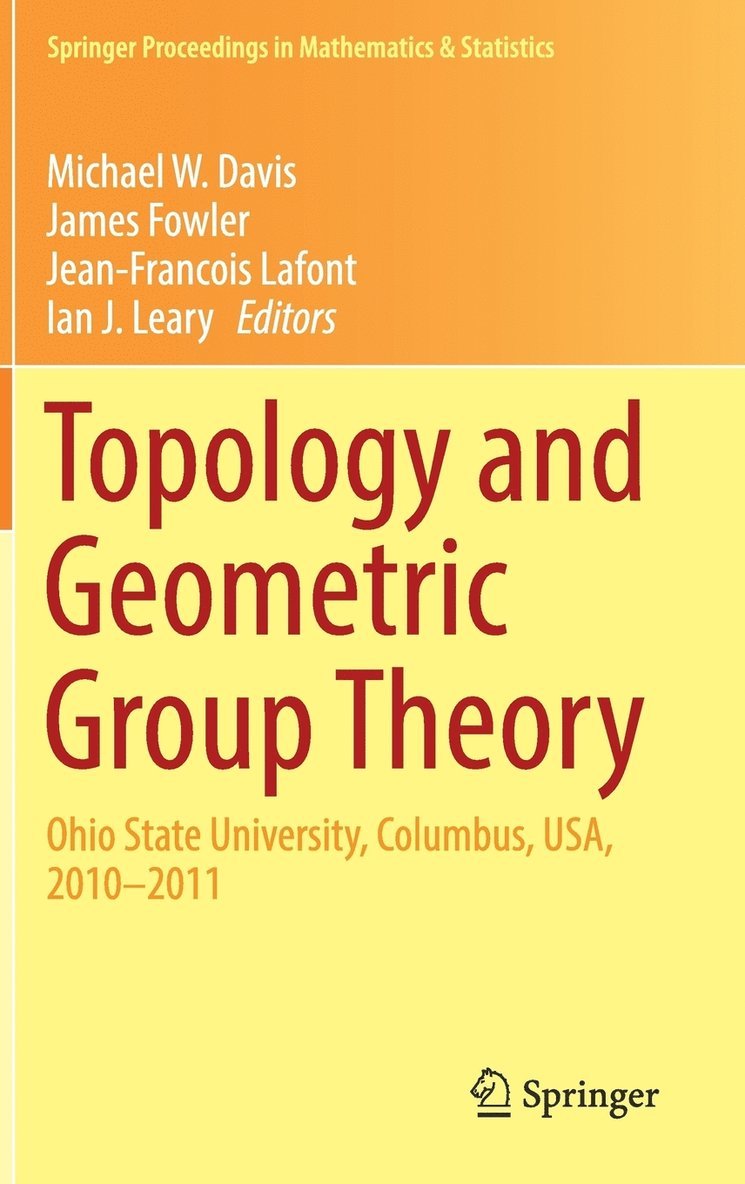 Topology and Geometric Group Theory 1