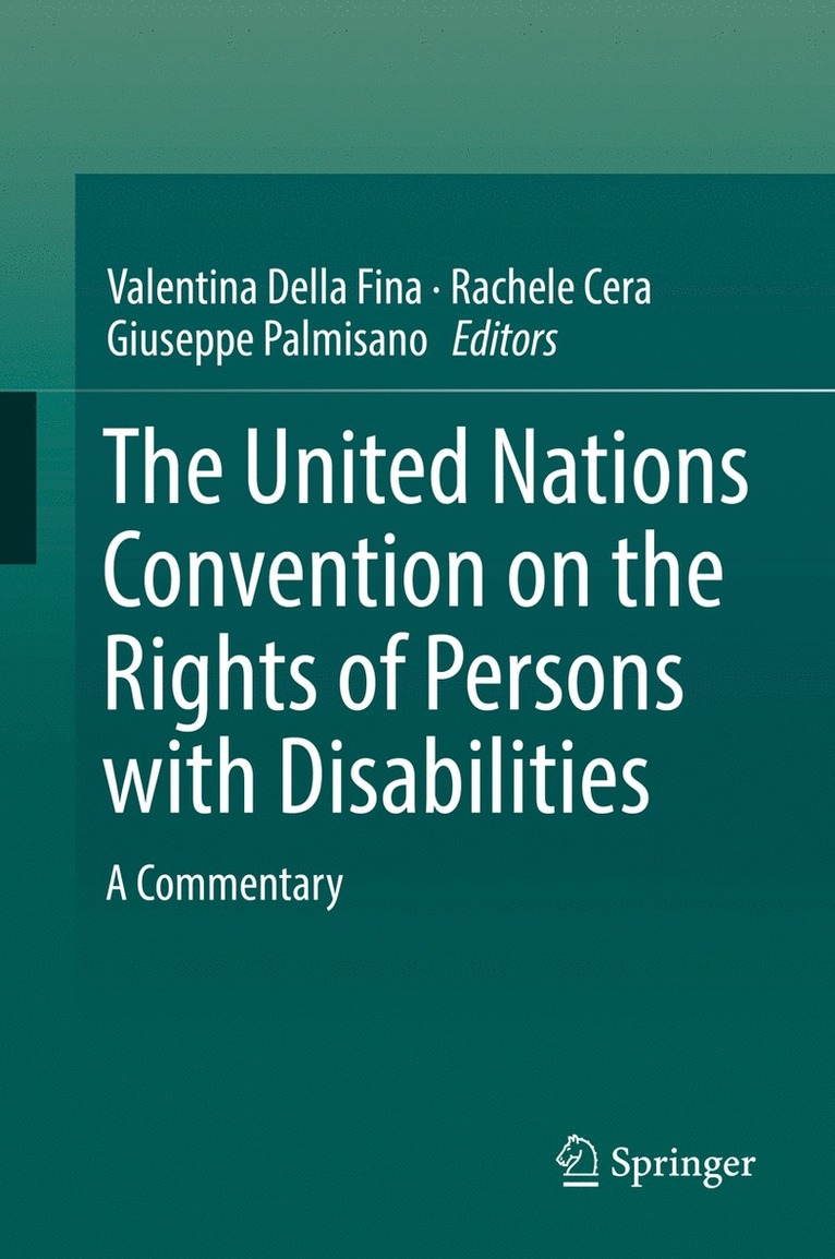 Valentina Della Fina, Rachele Cera, Giuseppe Palmisano - United Nations Convention on the Rights of Persons with Disabilities, Inbunden