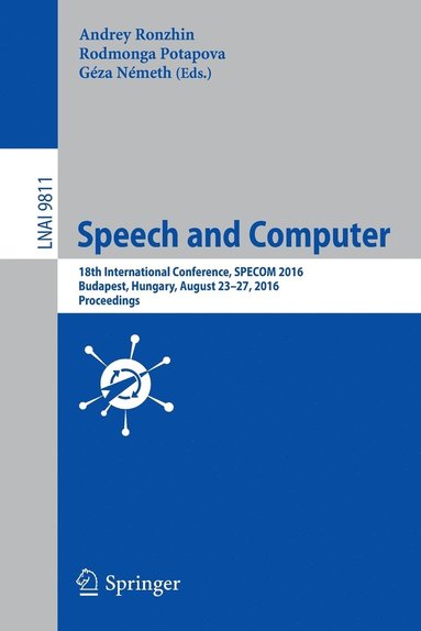 bokomslag Speech and Computer