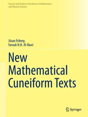 New Mathematical Cuneiform Texts 1