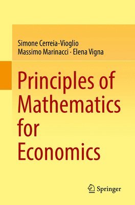 Principles of Mathematics for Economics 1