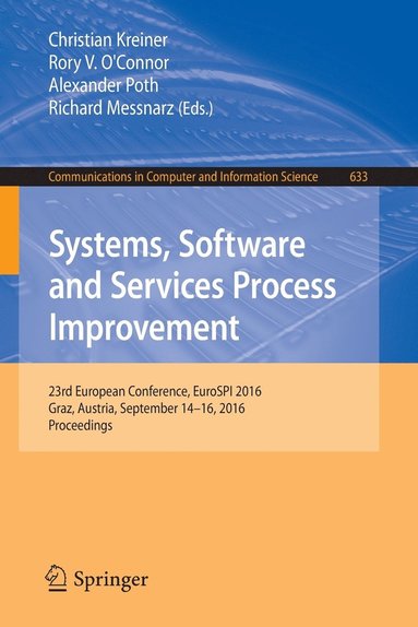 bokomslag Systems, Software and Services Process Improvement