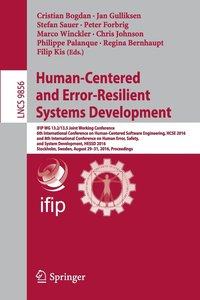 bokomslag Human-Centered and Error-Resilient Systems Development