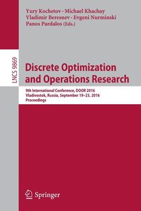 bokomslag Discrete Optimization and Operations Research