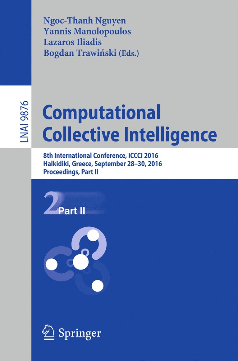 Ngoc Thanh Nguyen, Lazaros Iliadis, Yannis Manolopoulos, Bogdan Trawiński, Bogdan Trawinski - Computational Collective Intelligence, Häftad