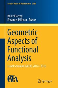 bokomslag Geometric Aspects of Functional Analysis