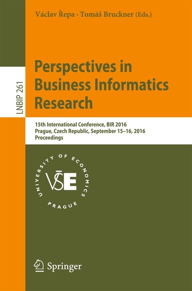Václav Řepa, Tomáš Bruckner - Perspectives in Business Informatics Research, Häftad