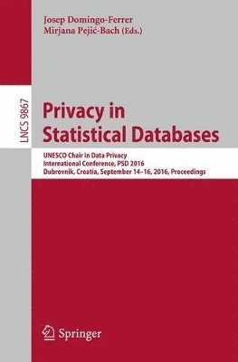 Privacy in Statistical Databases 1