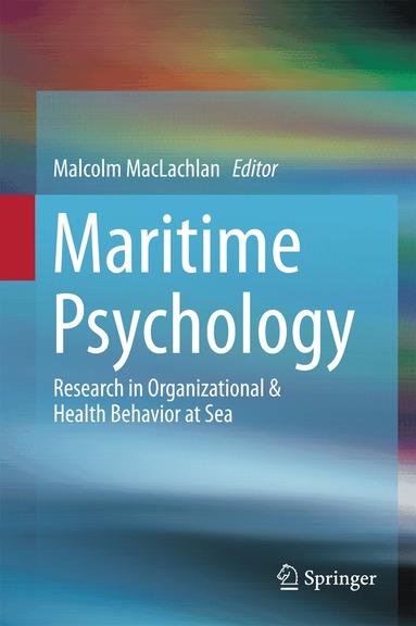 Malcolm MacLachlan - Maritime Psychology, Inbunden