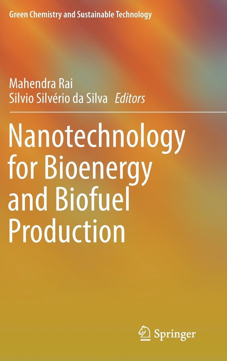 Mahendra Rai, Silvio Silvério da Silva, Silvio Silvério Da Silva - Nanotechnology for Bioenergy and Biofuel Production, Inbunden