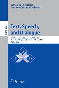 bokomslag Text, Speech, and Dialogue
