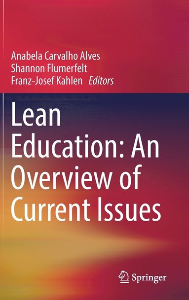 bokomslag Lean Education: An Overview of Current Issues