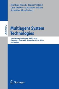 bokomslag Multiagent System Technologies