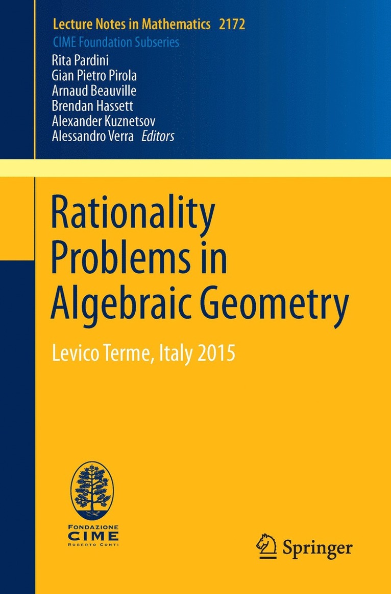 Rationality Problems in Algebraic Geometry 1