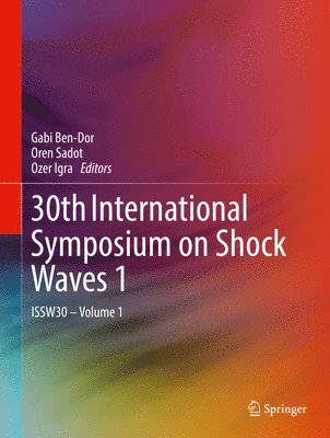 30th International Symposium on Shock Waves 1 1