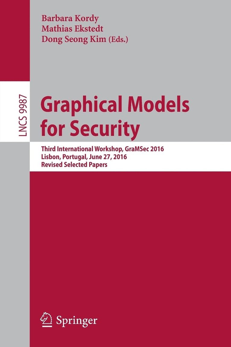 Graphical Models for Security 1