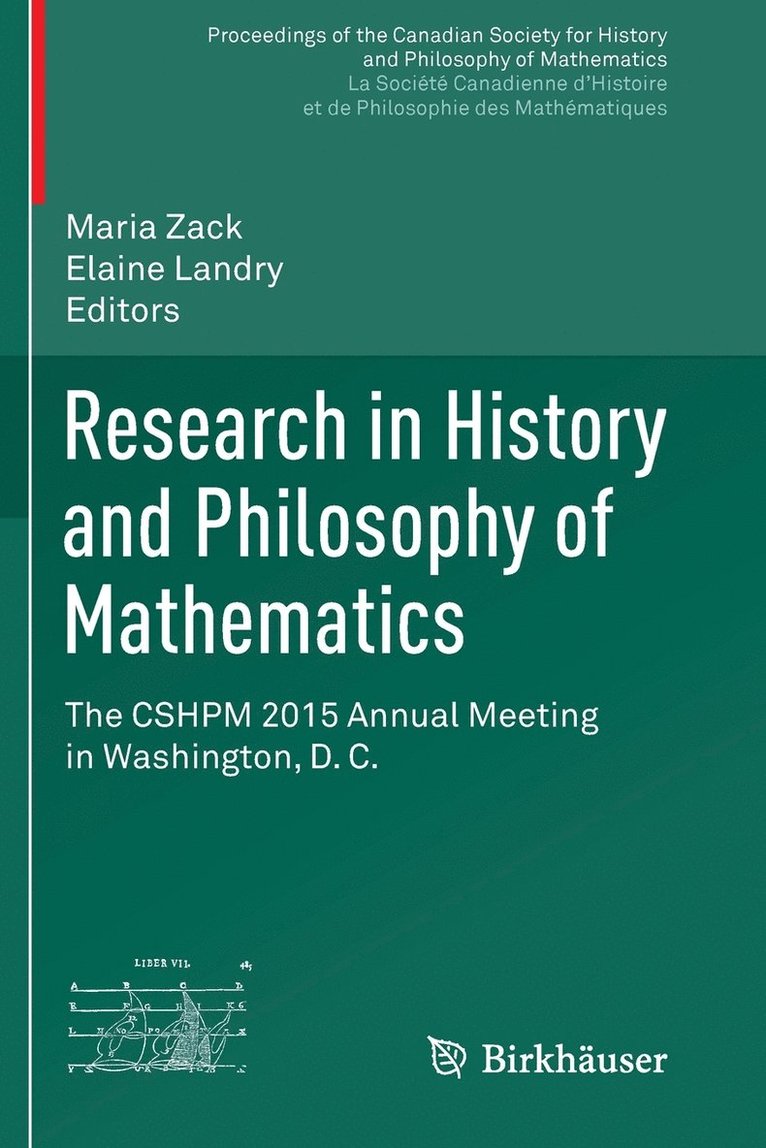 Research In History And Philosophy Of Mathematics 1