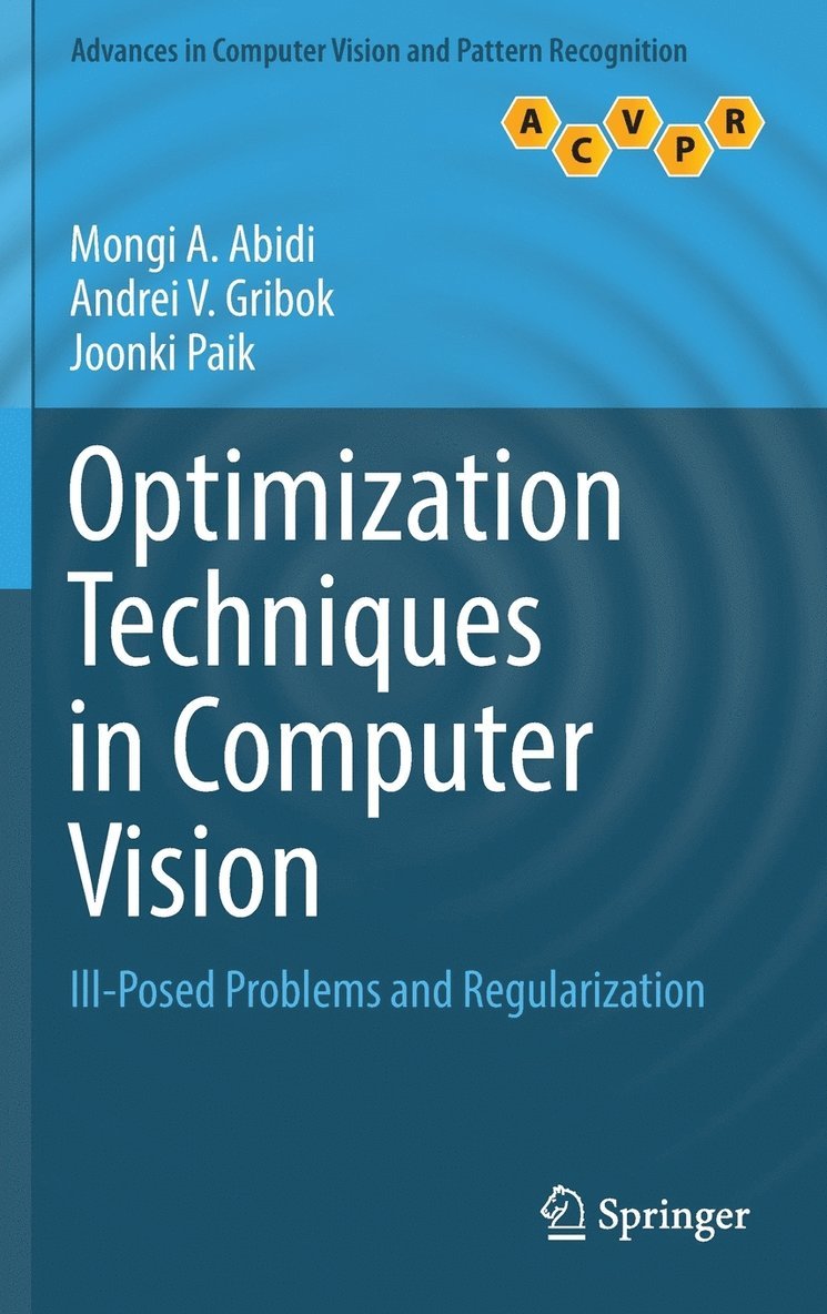 Mongi A. Abidi, Andrei V. Gribok, Joonki Paik - Optimization Techniques in Computer Vision, Inbunden