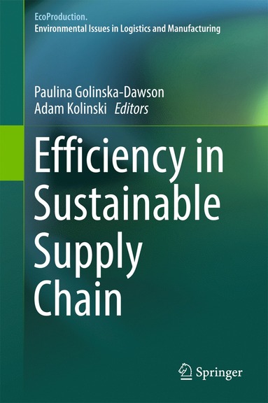 bokomslag Efficiency in Sustainable Supply Chain