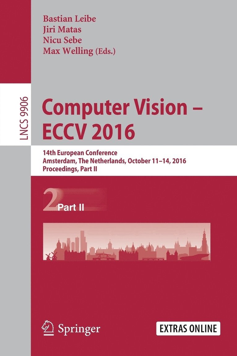 Bastian Leibe, Jiri Matas, Nicu Sebe, Max Welling - Computer Vision – ECCV 2016, Häftad