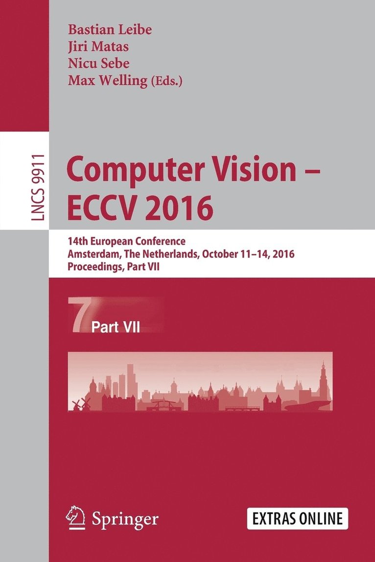 Bastian Leibe, Jiri Matas, Nicu Sebe, Max Welling - Computer Vision – ECCV 2016, Häftad