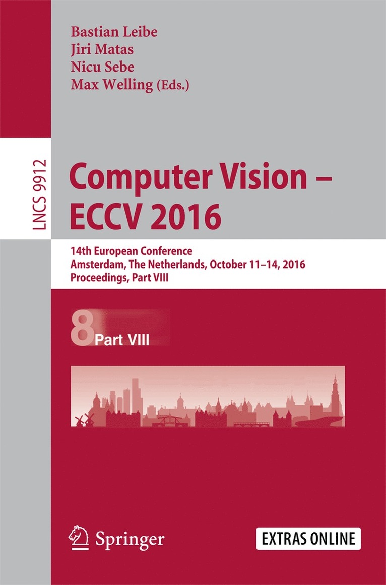Bastian Leibe, Jiri Matas, Nicu Sebe, Max Welling - Computer Vision – ECCV 2016, Häftad