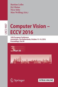 bokomslag Computer Vision  ECCV 2016