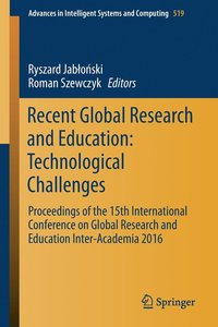 bokomslag Recent Global Research and Education: Technological Challenges