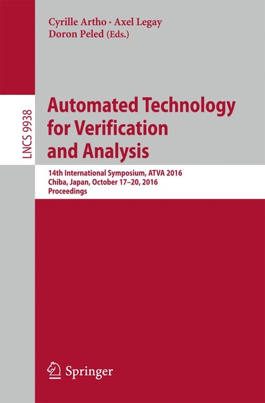 bokomslag Automated Technology for Verification and Analysis