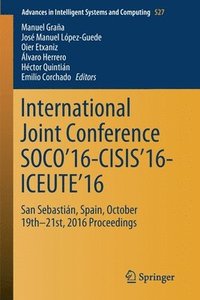 bokomslag International Joint Conference SOCO16-CISIS16-ICEUTE16