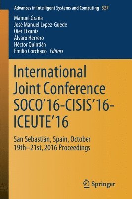 bokomslag International Joint Conference SOCO'16-CISIS'16-ICEUTE'16