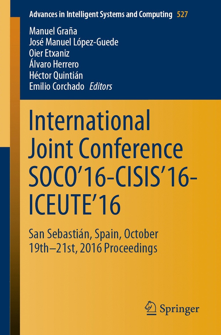 International Joint Conference SOCO16-CISIS16-ICEUTE16 1