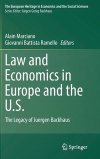 bokomslag Law and Economics in Europe and the U.S.