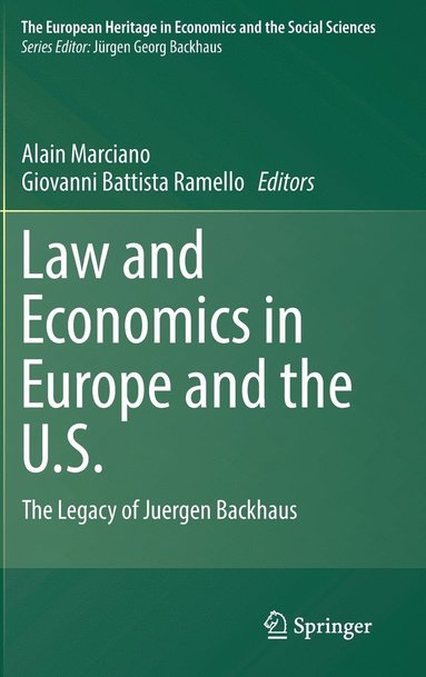 bokomslag Law and Economics in Europe and the U.S.