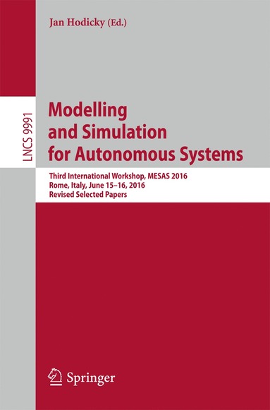 bokomslag Modelling and Simulation for Autonomous Systems