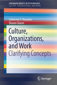 bokomslag Culture, Organizations, and Work