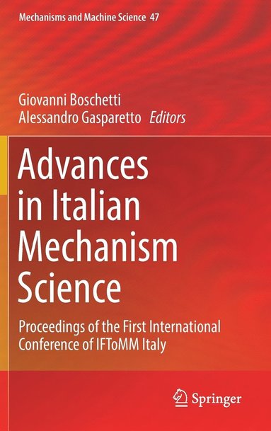 bokomslag Advances in Italian Mechanism Science