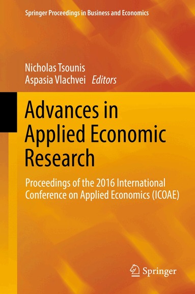 Nicholas Tsounis, Aspasia Vlachvei - Advances in Applied Economic Research, Inbunden