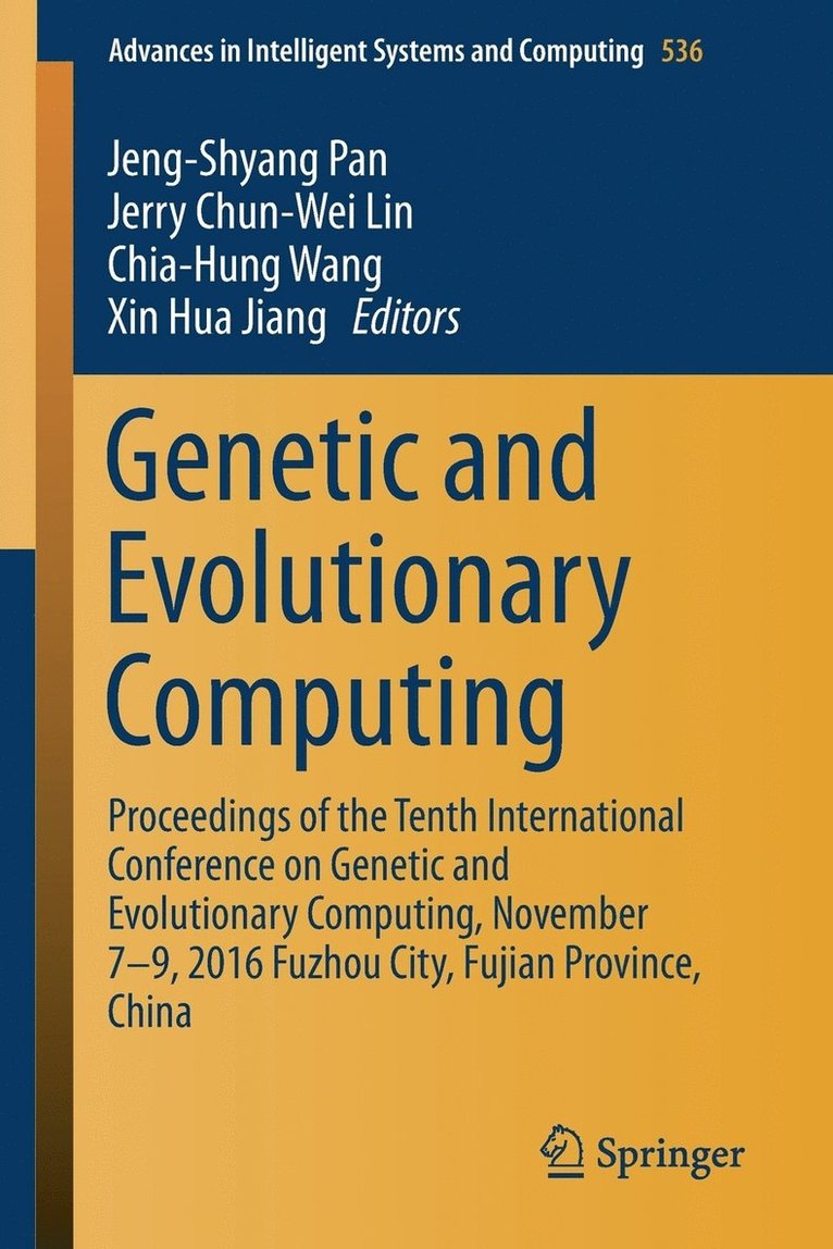 Genetic and Evolutionary Computing 1