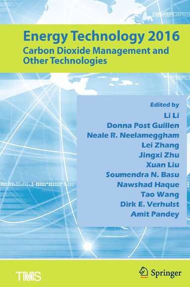 Li Li, Donna Post Guillen, Neale Neelameggham, Lei Zhang, Jingxi Zhu, Xuan Liu, Soumendra Basu, Nawshad Haque, Tao Wang, Dirk Verhulst, Amit Pandey - Energy Technology 2016, Inbunden