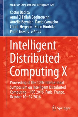 Intelligent Distributed Computing X 1