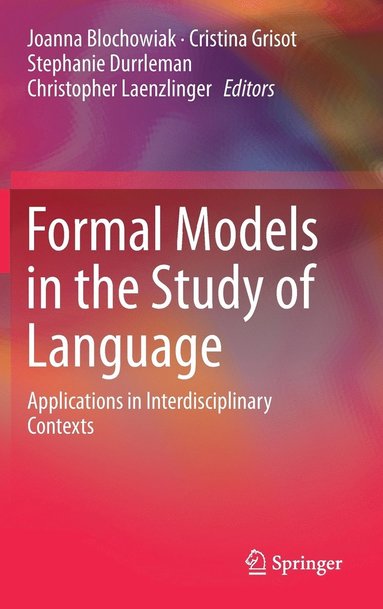 bokomslag Formal Models in the Study of Language