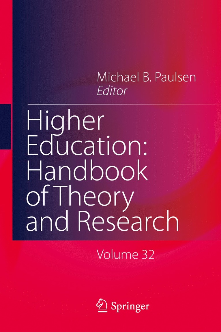 Michael B. Paulsen - Higher Education: Handbook of Theory and Research, Inbunden