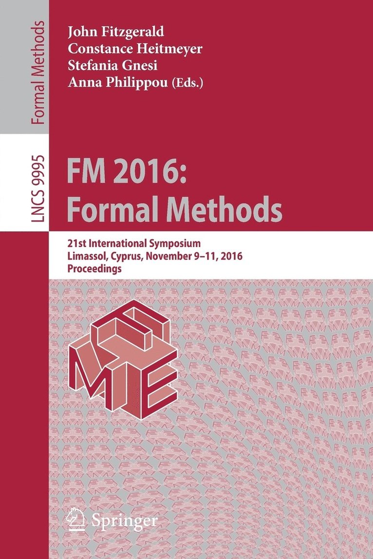 FM 2016: Formal Methods 1