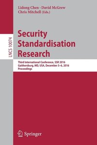 bokomslag Security Standardisation Research