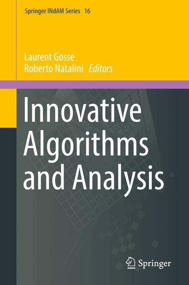 Laurent Gosse, Roberto Natalini - Innovative Algorithms and Analysis, Inbunden