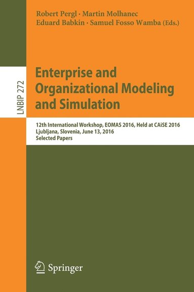 bokomslag Enterprise and Organizational Modeling and Simulation